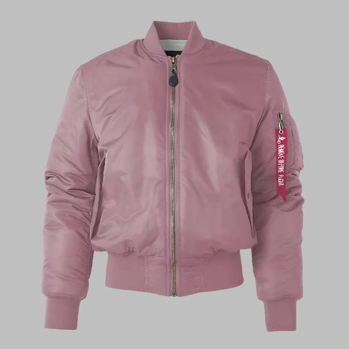 Blouson aviateur classique unisexe pour femme