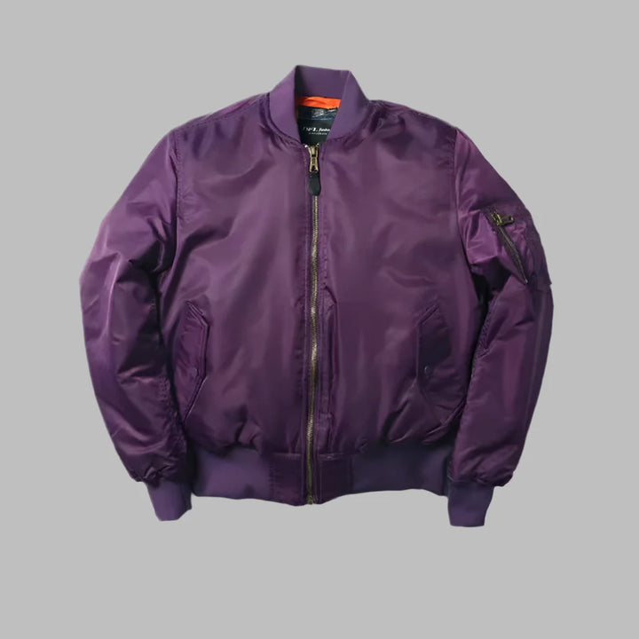 Blouson aviateur classique unisexe pour femme