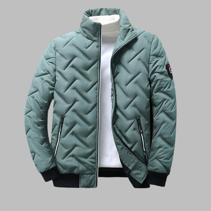 Veste coupe-vent entièrement zippée pour homme