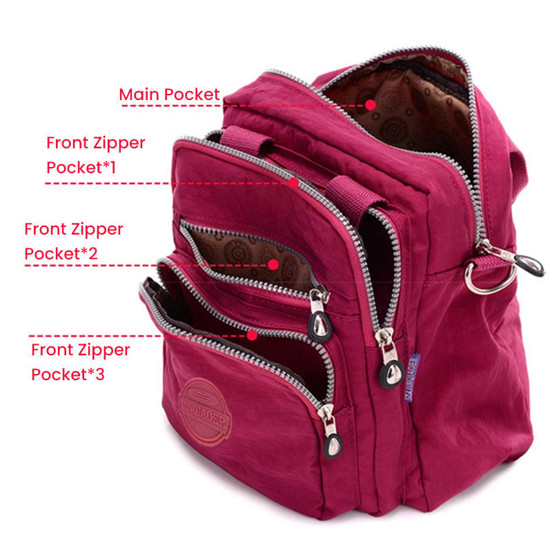 Sac bandoulière multifonctionnel imperméable