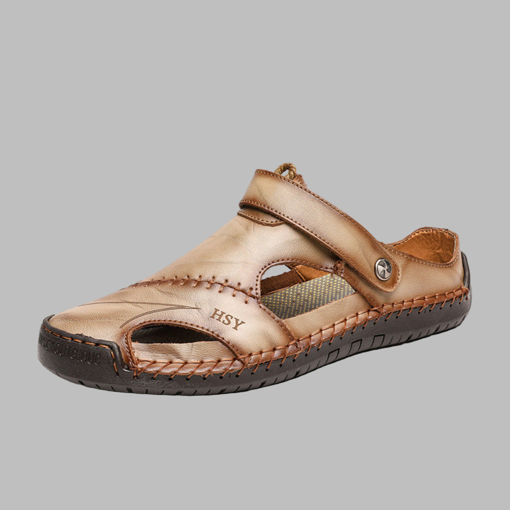 Sandales confortables en cuir pour hommes : le confort pour les aventures estivales
