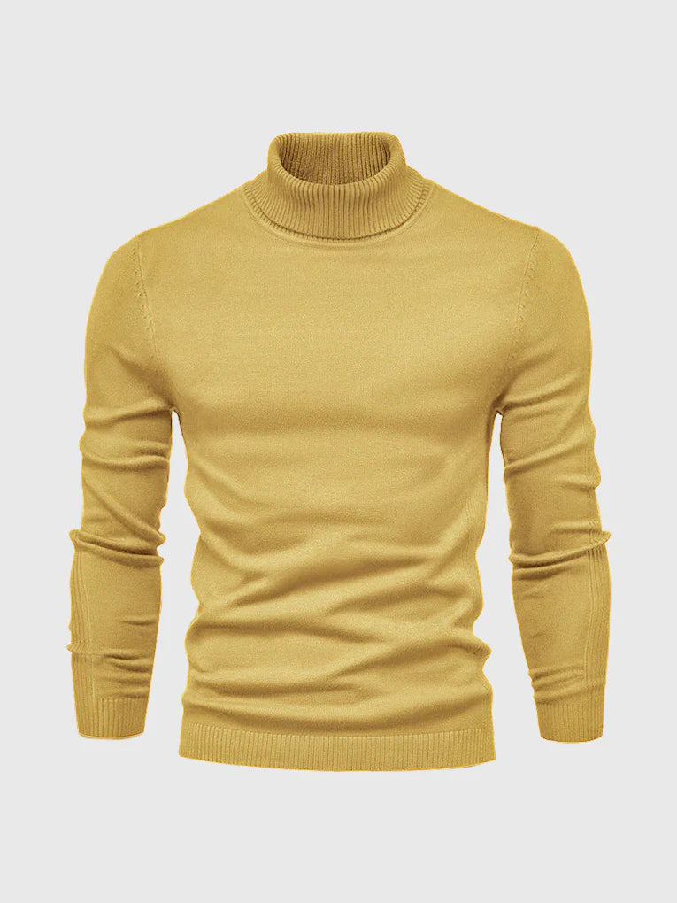 Pull à col roulé pour homme