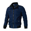 Veste bomber tactique pour homme avec fermeture éclair et poche poitrine : style et fonctionnalité réunis
