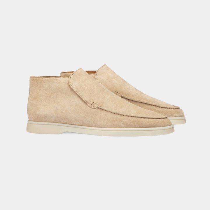 Mocassins élégants en cuir suédé pour hommes