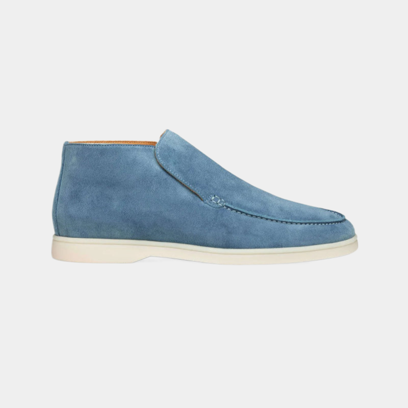 Mocassins élégants en cuir suédé pour hommes