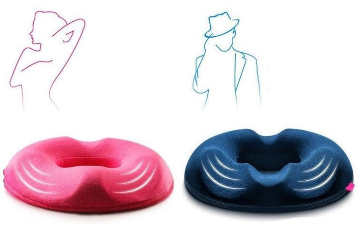 Coussin ergonomique pour hémorroïdes et coccyx