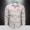 Chemise d'extérieur à manches longues pour homme