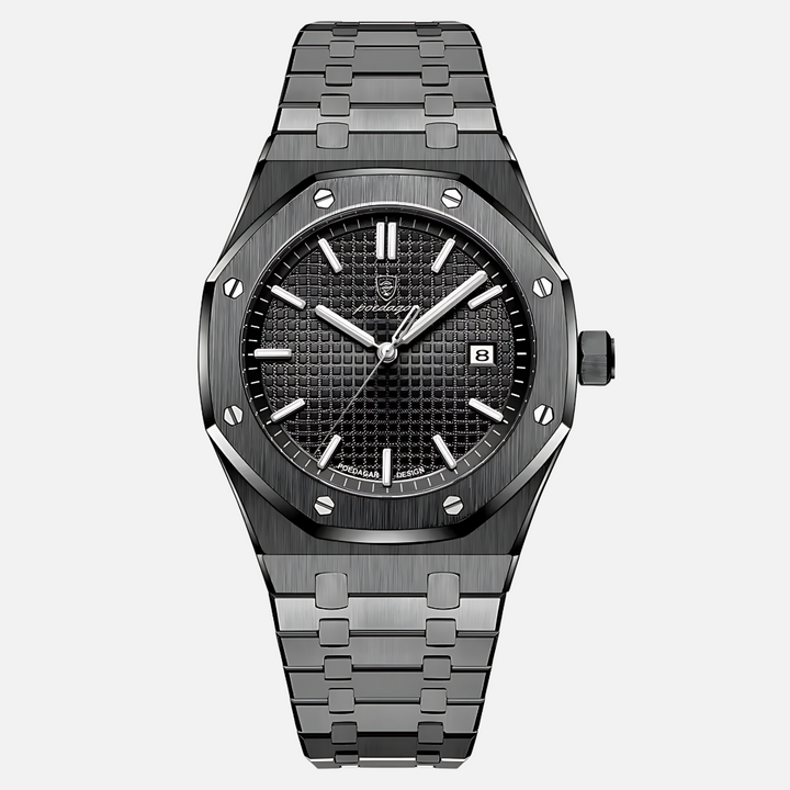 Montre élégante pour homme en acier inoxydable