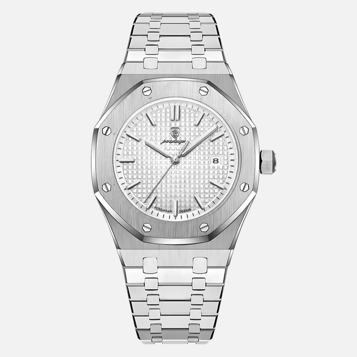 Montre élégante pour homme en acier inoxydable