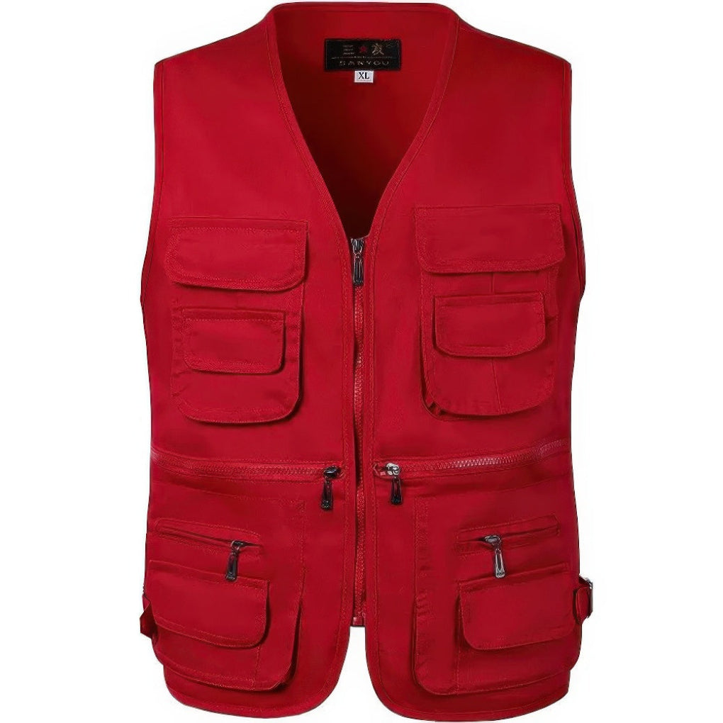Gilet de randonnée multifonctionnel pour homme
