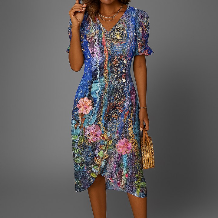 Robe longue légère pour femme