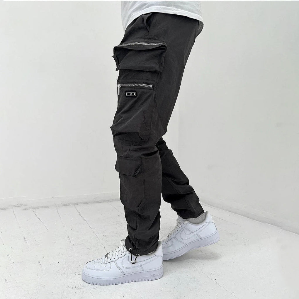 Pantalon cargo multi-poches coupe classique pour homme