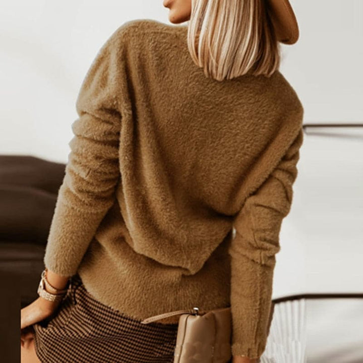 Elise - Pull en tricot avec boutons statement