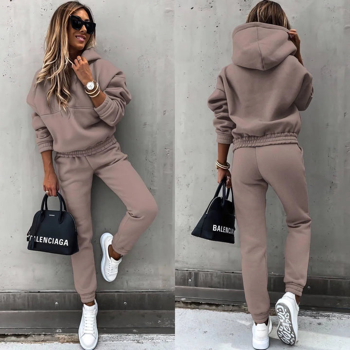 Ensemble de Survêtement à Capuche pour Femme