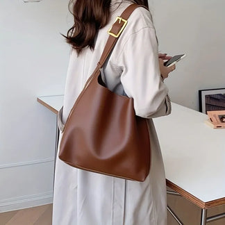 Blanche - Sac élégant en cuir pour femme