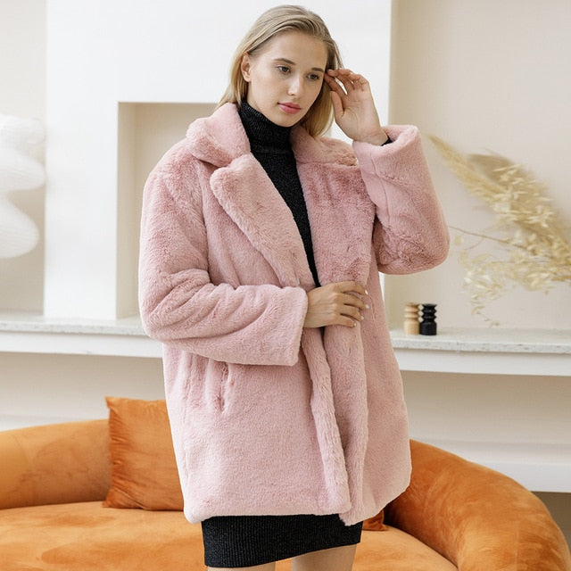 Emma | Manteau de fourrure élégant