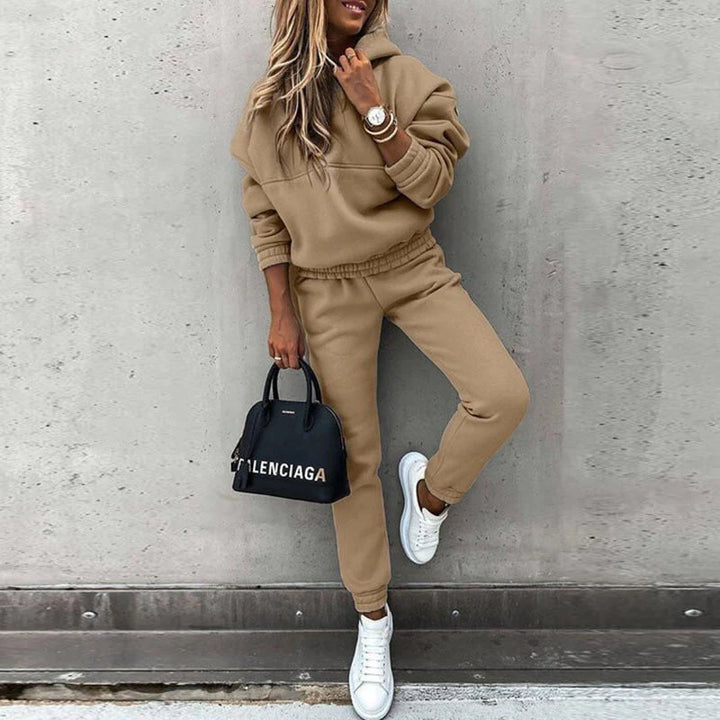 Ensemble de Survêtement à Capuche pour Femme