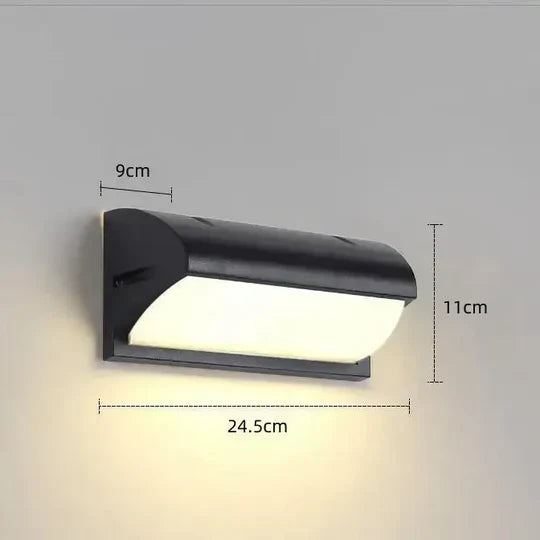 Applique murale d'extérieur à LED avec détecteur de mouvement et éclairage intelligent