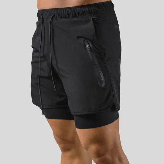 Pantalon de sport 2 en 1 pour homme
