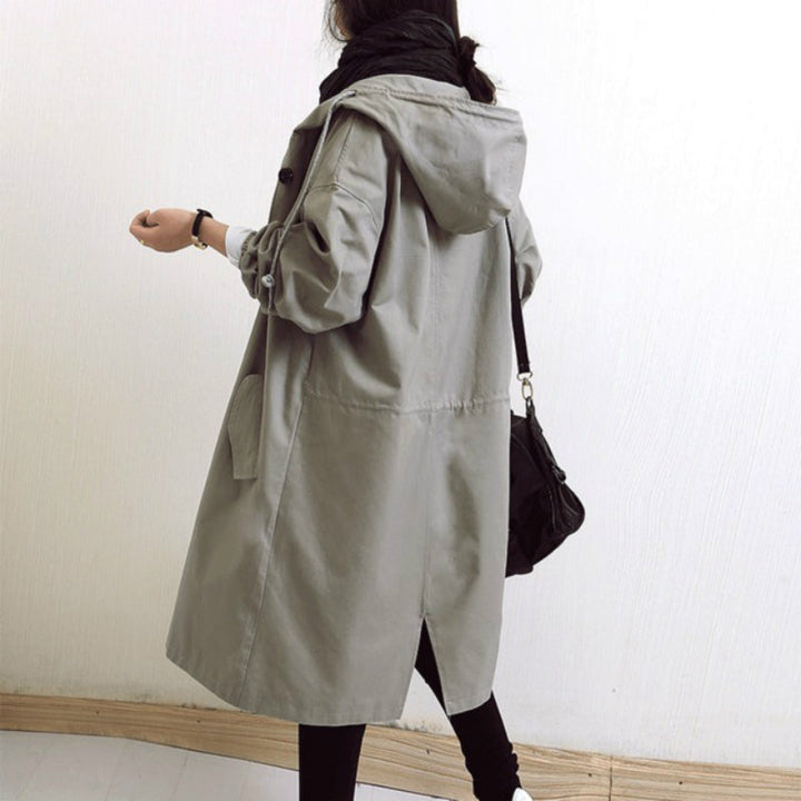 Cosette | Parka gris avec capuche