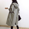Cosette | Parka gris avec capuche