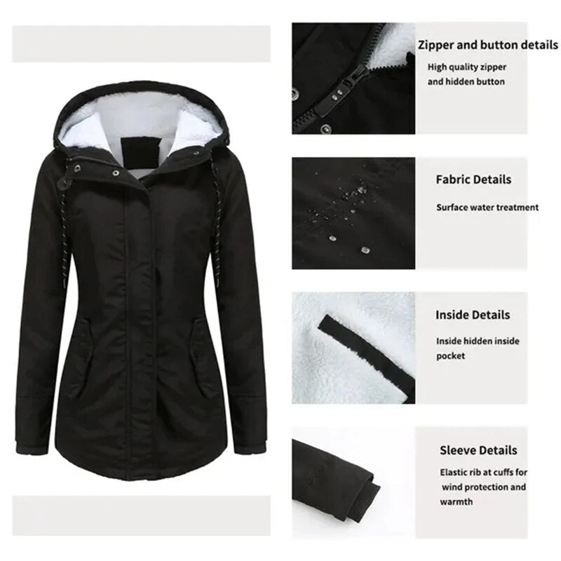 Farrah | Manteau d'hiver élégant et confortable