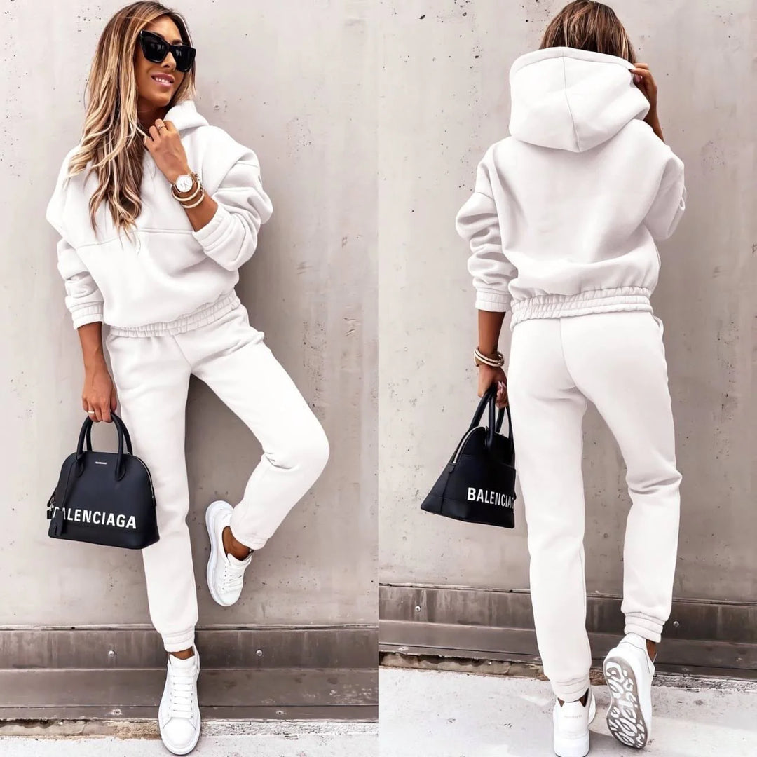 Ensemble de Survêtement à Capuche pour Femme