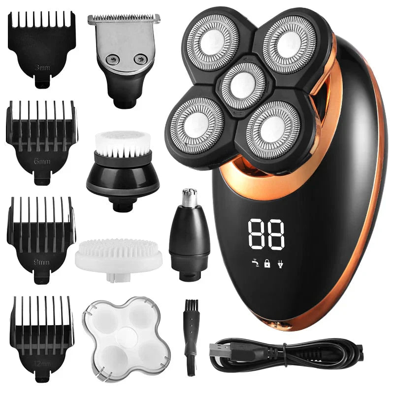 Tondeuse multifonction sans fil et étanche pour homme