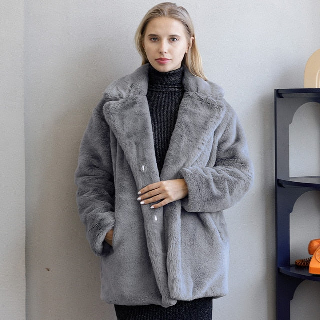 Emma | Manteau de fourrure élégant