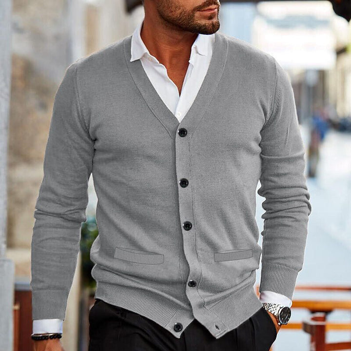 Gilet pour hommes avec fermeture à boutons