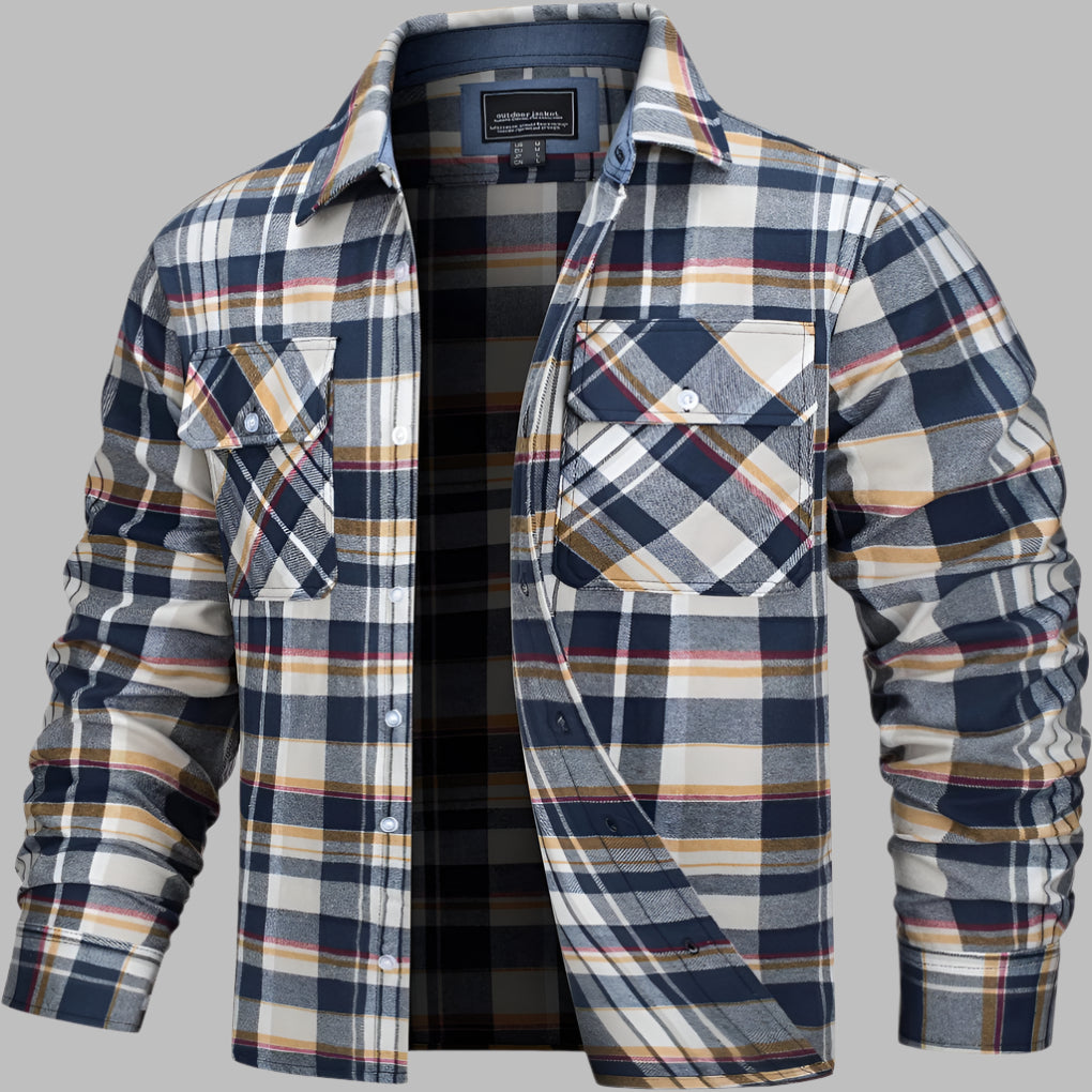 Chemise de bûcheron en flanelle à carreaux de coton