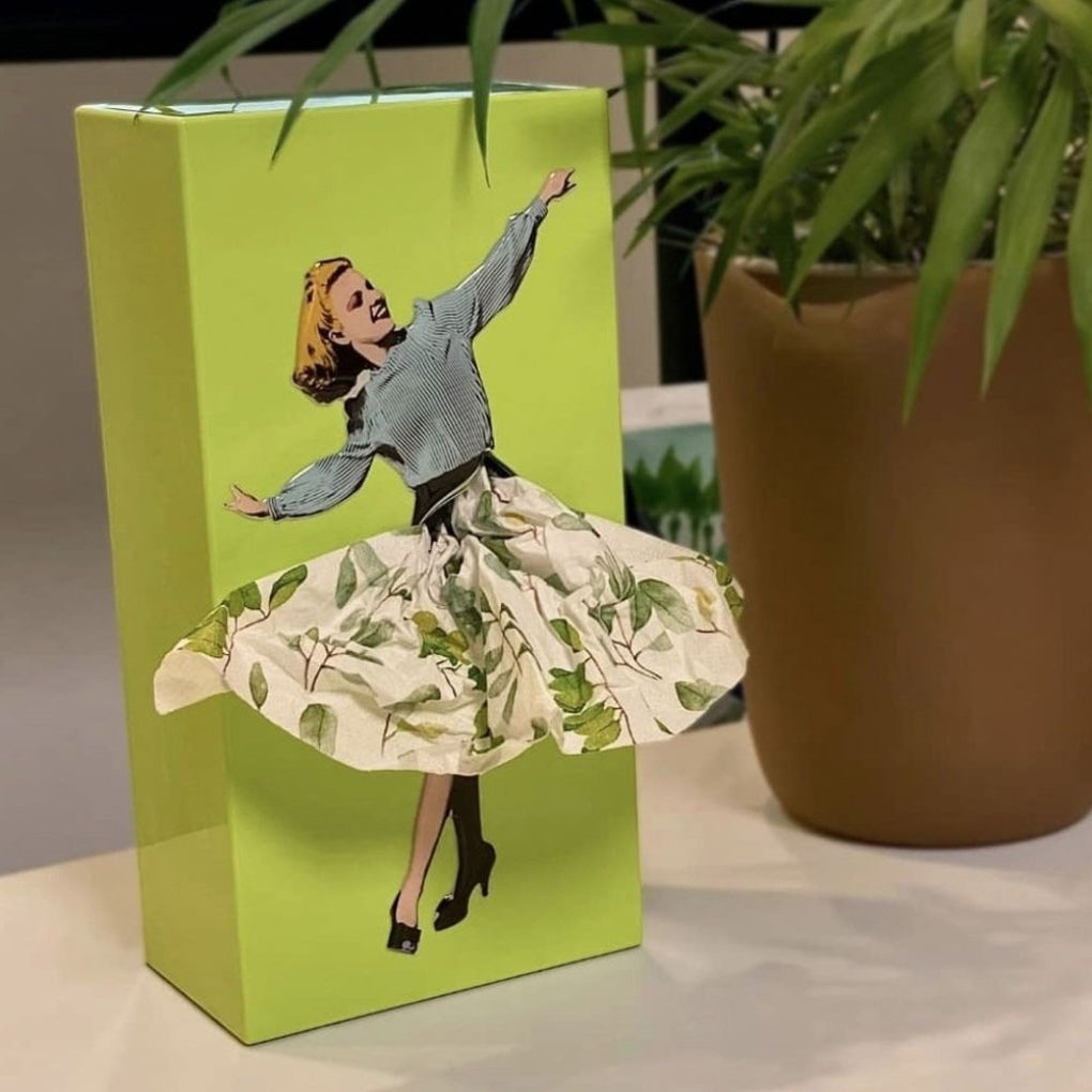 Boîte à mouchoirs artistique pour la décoration intérieure