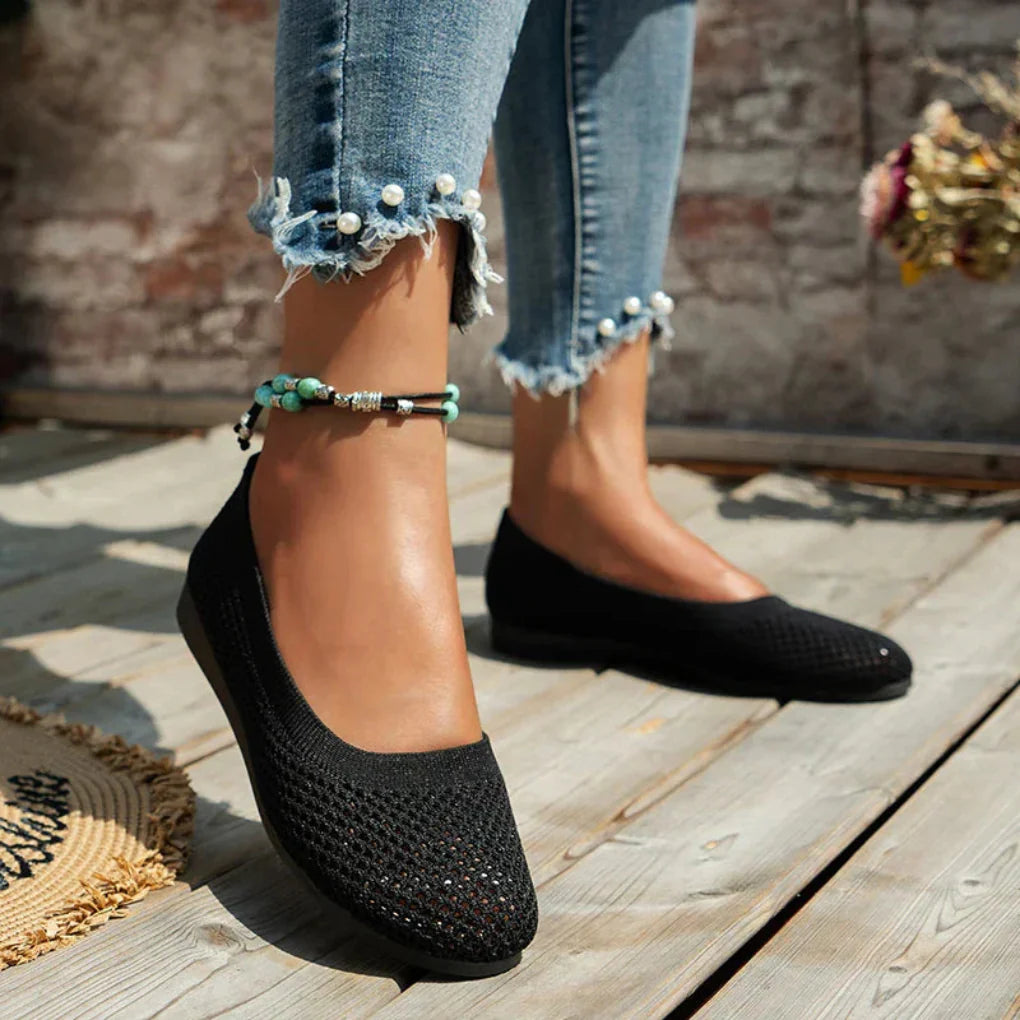 Chaussures plates tendance pour femmes, idéales pour l'été