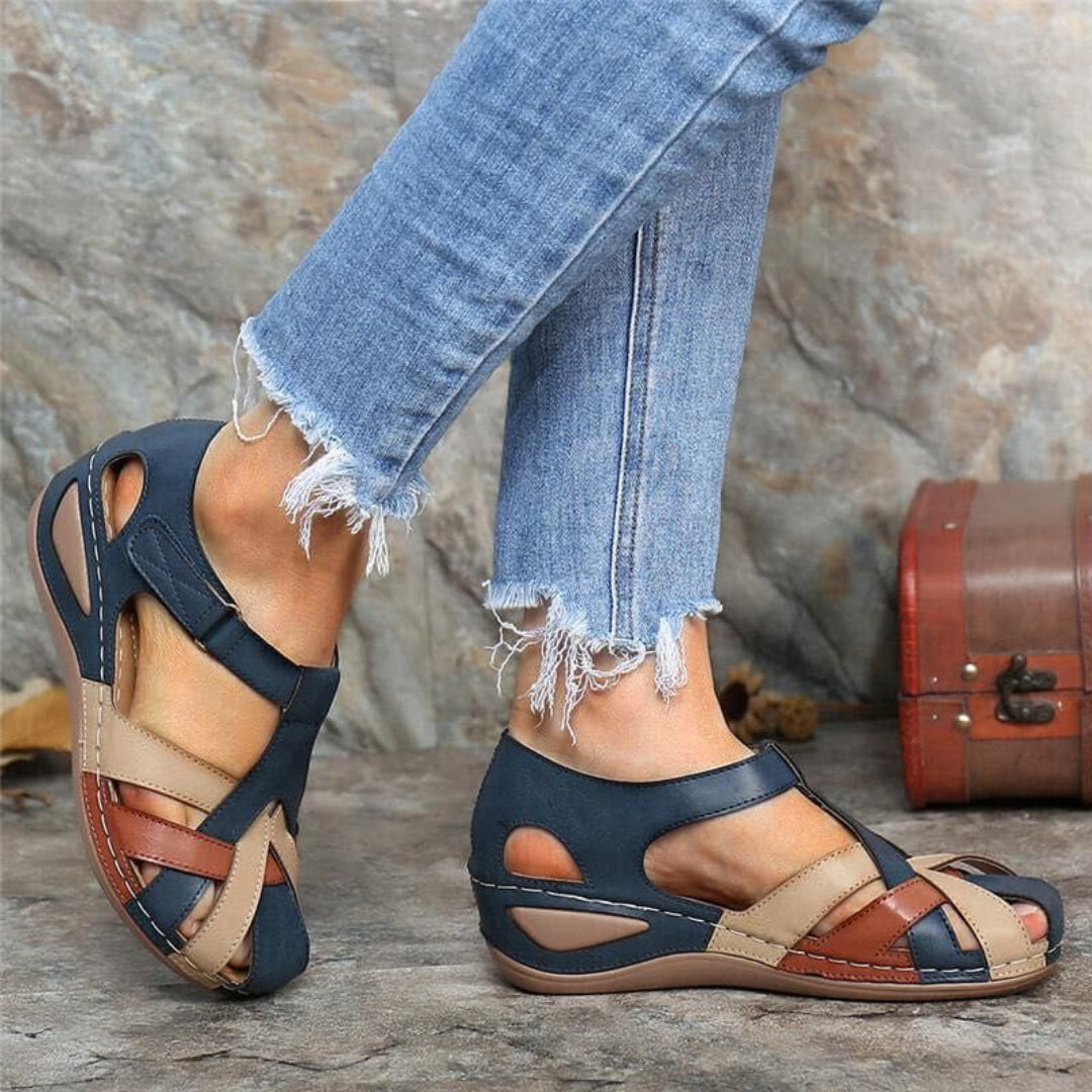 Gendula – Sandales Confortables à Bout Ouvert pour Femmes