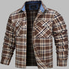 Chemise de bûcheron en flanelle à carreaux de coton