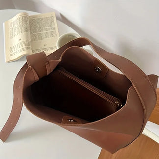 Blanche - Sac élégant en cuir pour femme
