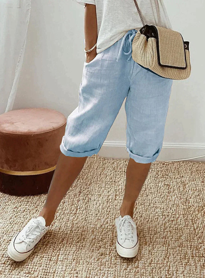Pantalon d'Été en Lin pour Femme : Élégance Décontractée et Confort Estival