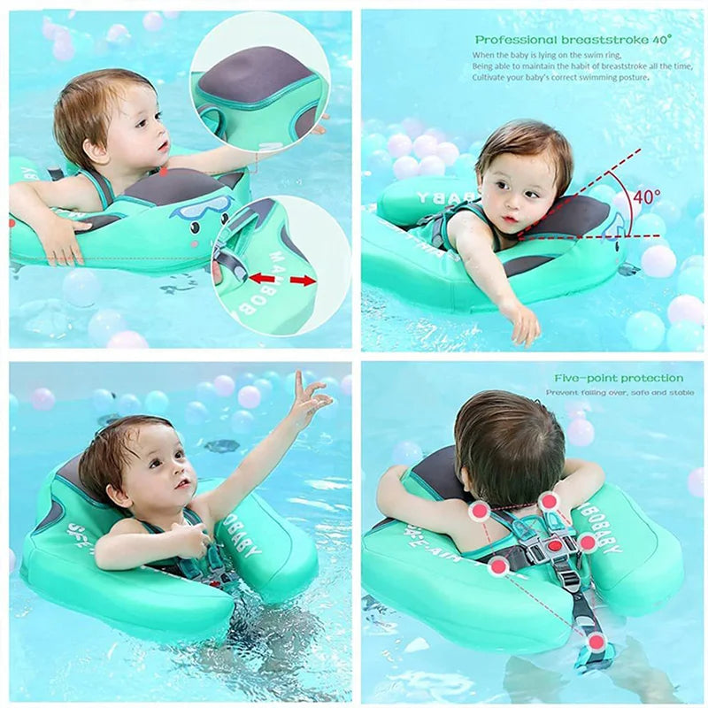 Bouée Bébé avec Pare-Soleil UPF 50+ – Splash – Sécurité & Confort