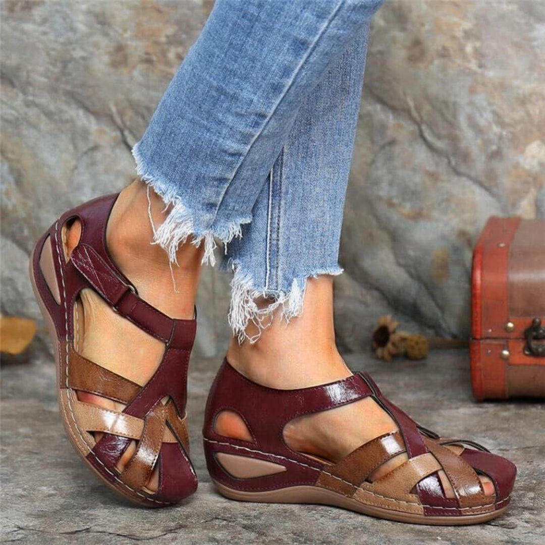 Gendula – Sandales Confortables à Bout Ouvert pour Femmes