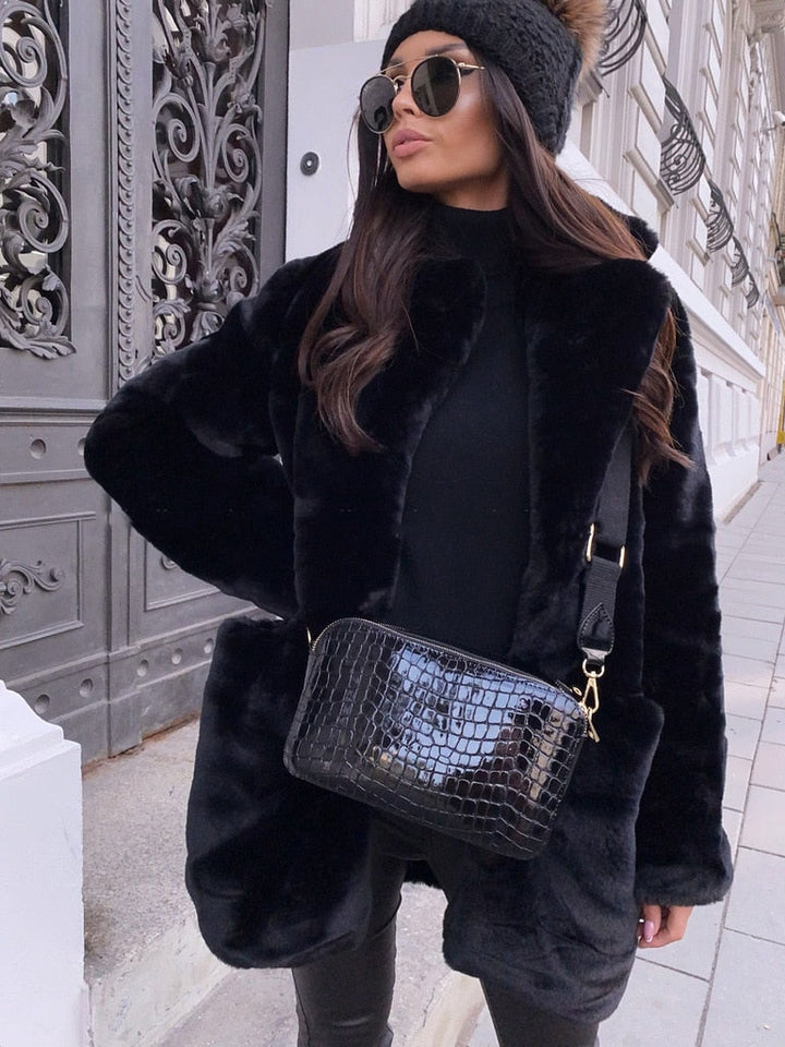 Emma | Manteau de fourrure élégant