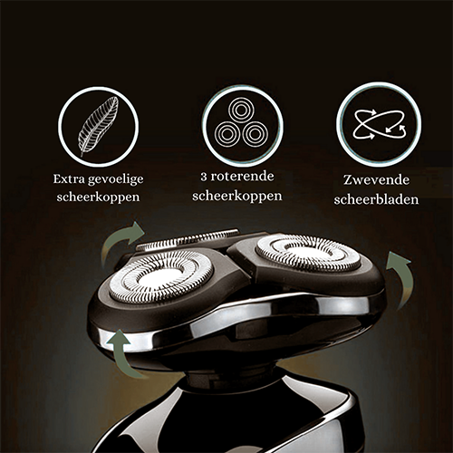 Rasoir électrique rechargeable à sec et humide