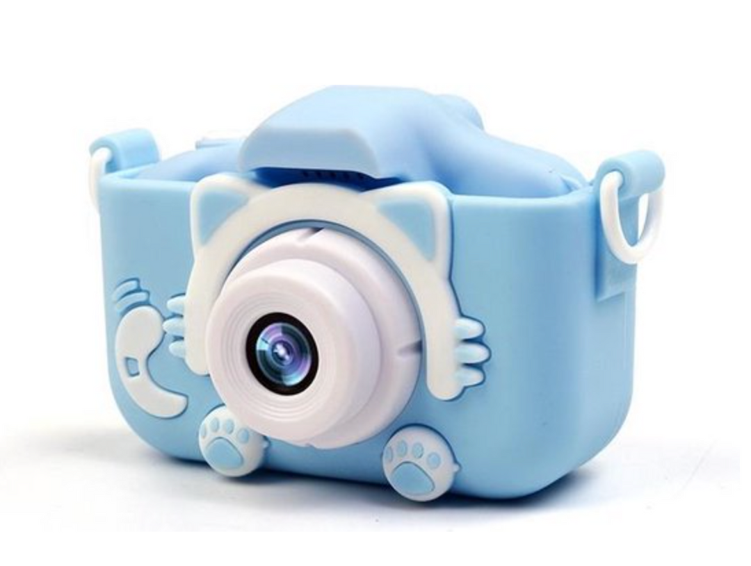 Mini appareil photo numérique HD avec étui de protection pour enfants