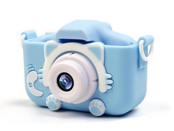 Mini appareil photo numérique HD avec étui de protection pour enfants