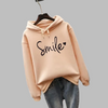 Sweat à capuche Smile pour femme