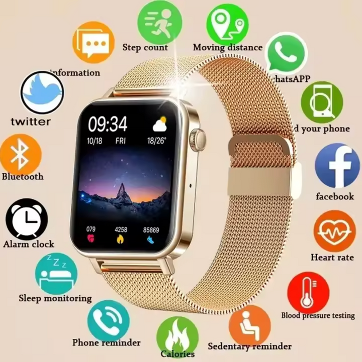Smartwatch élégante pour femmes : technologie et style au quotidien