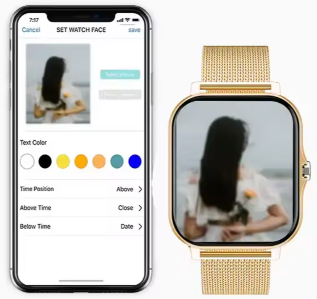 Smartwatch élégante pour femmes : technologie et style au quotidien