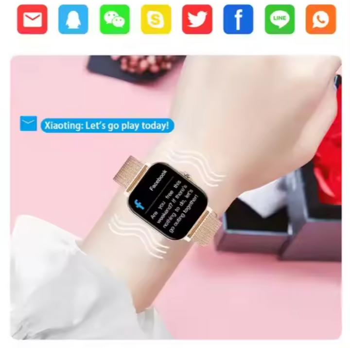 Smartwatch élégante pour femmes : technologie et style au quotidien