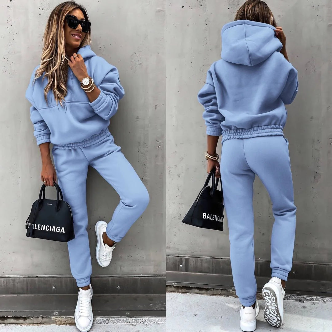 Ensemble de Survêtement à Capuche pour Femme