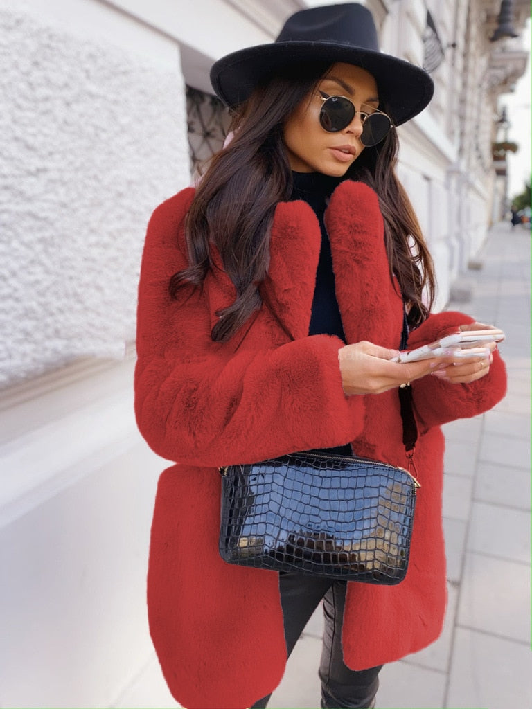 Emma | Manteau de fourrure élégant