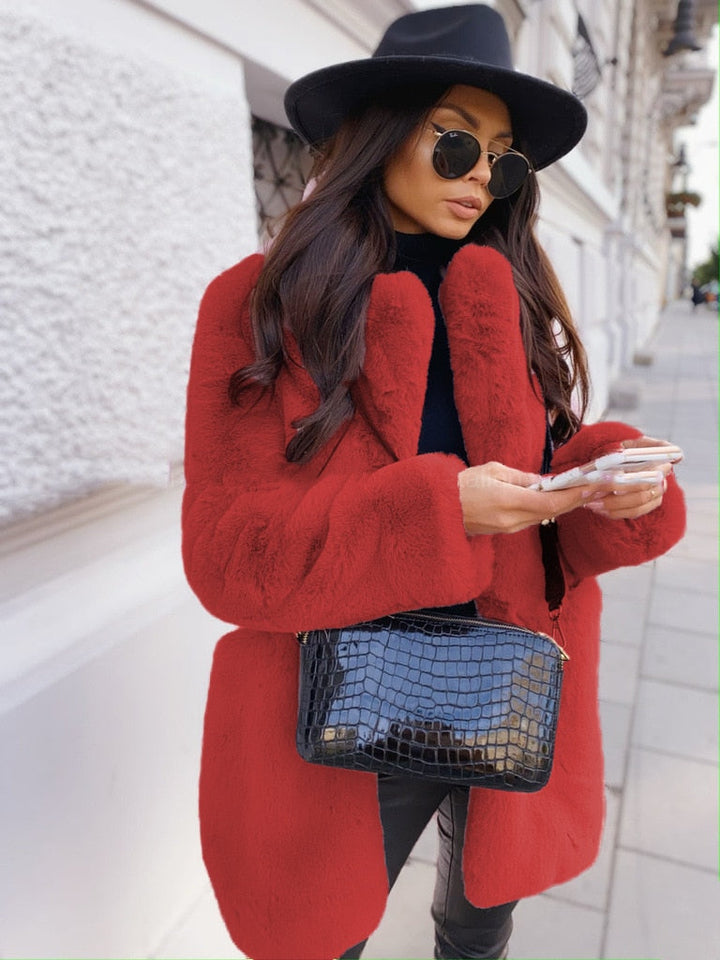 Emma | Manteau de fourrure élégant
